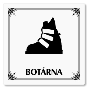 Botárna, 80x80mm, bílá, Nebraska